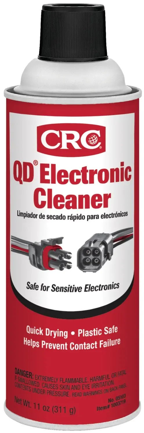 CRC QD Electronic Cleaner 16 oz - Fast-Drying Contact Cleaner for Electronics