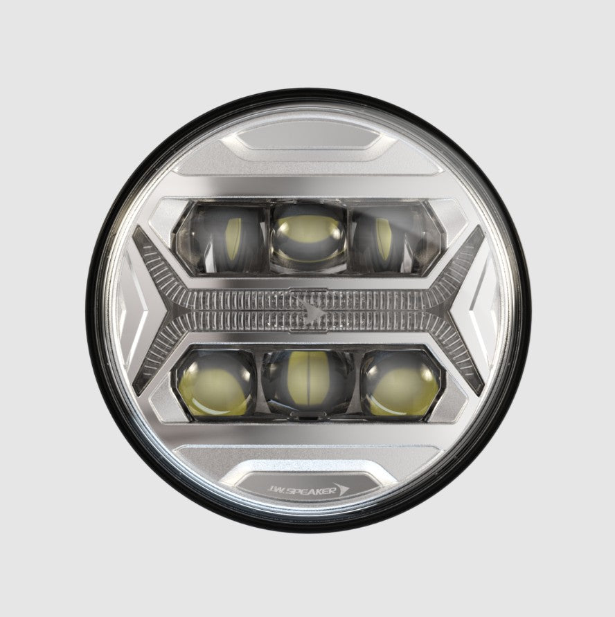 JW Speaker 12-24V DOT/ECE LED High & Symmetric Headlight - Model 0562461