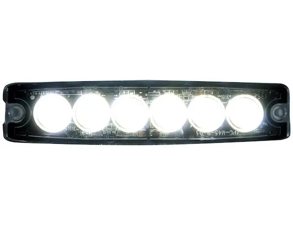 Buyers Prod Light Strobe 5-1/8 inch 6-LED Clear Model 8892201