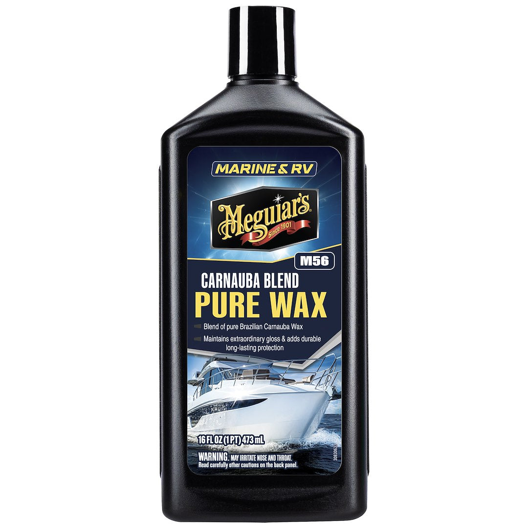 Meguiar's Wax M5616 Marine and RV Pure Wax - 16 oz Premium Protective Car Wax