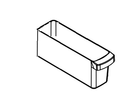 DAVE CARTER NR636910 Clear Beverage Can Bin - Durable and Stackable Storage Solution