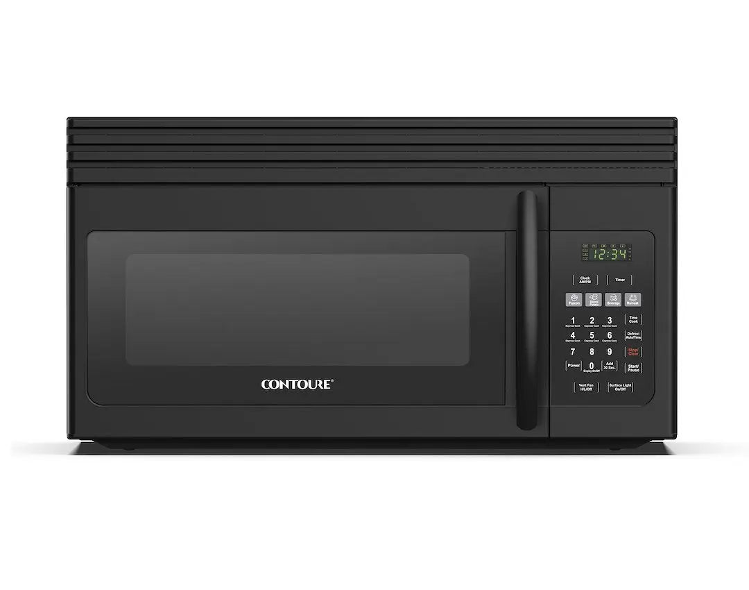 NAT.QUALITY Microwave Over-the-Range Microwave Oven 30-Inch Black Contour (Model RV400BKOTR)