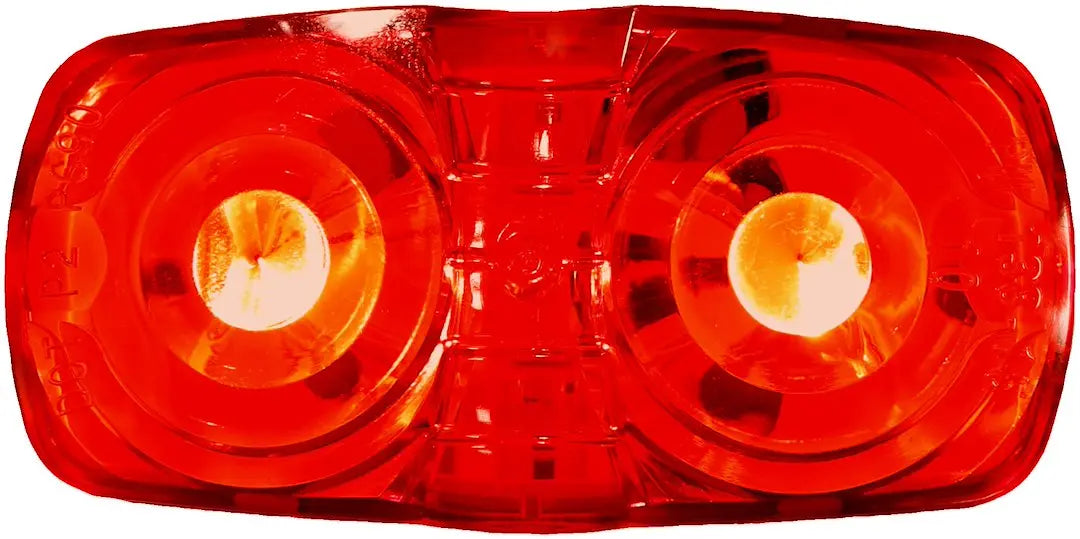 Peterson MFG V38R LED Motorcycle Rectangular Double Bulls-Eye Light, 4' x 2'