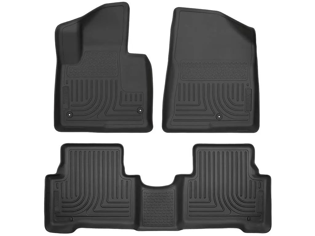 HuskyLiner WB Front & Second Seat Floor Liner for Hyundai Santa Fe Sport (2013-2018)