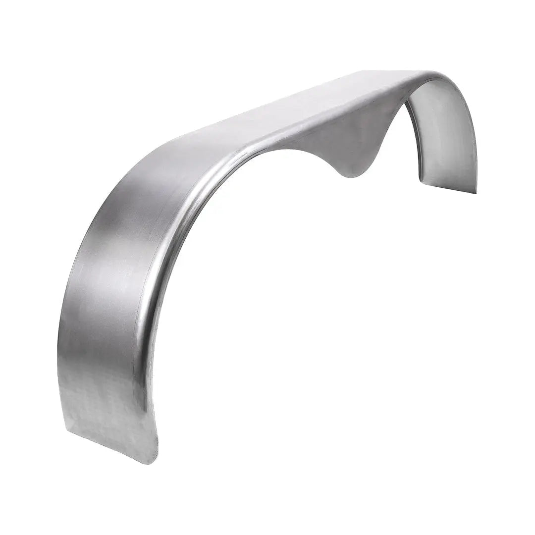 Husky Towing 66' Round Tandem Fender with Tear at 90 Degrees - Durable Trailer Fender