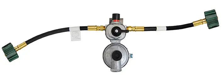 AP Products GR253PPT24 2-Stage Changeover LP Regulator for Propane and Butane Tanks