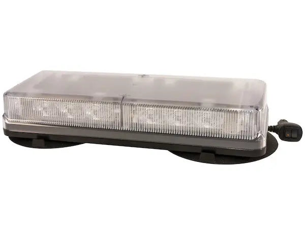 Buyers Prod 18 LED Mini Light Bar - Amber/Clear for Enhanced Vehicle Visibility