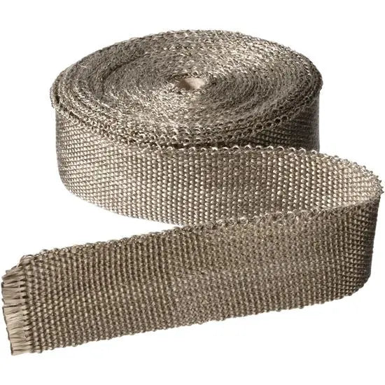 Helix Racing 1' x 50' Basalt Exhaust Wrap - High-Temperature Heat Shield for Automotive Performance