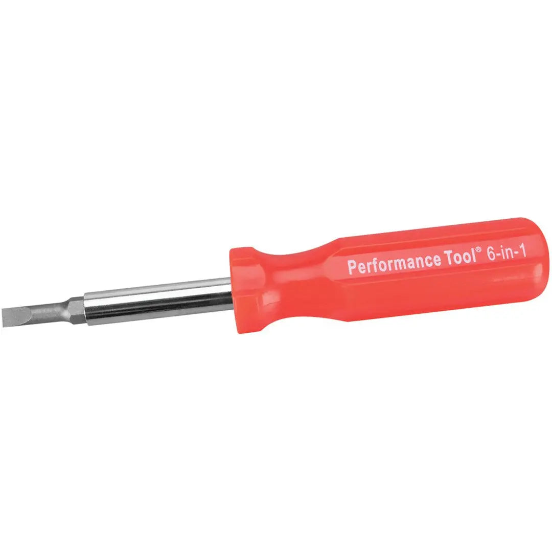 Perform Tool W975 6-in-1 Screwdriver - Versatile Multi-Tool for Precision Tasks
