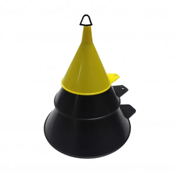 WIRTHCO 32835 8 oz Economy Funnels 3-Pack for Efficient Liquid Transfer