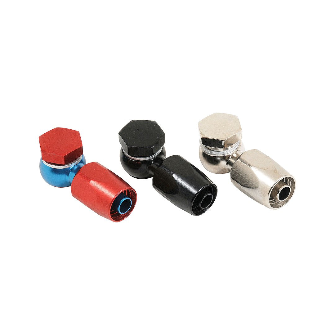 SpeedFX -6AN x 9/16-24 Black Banjo Fitting - High-Performance Automotive Part