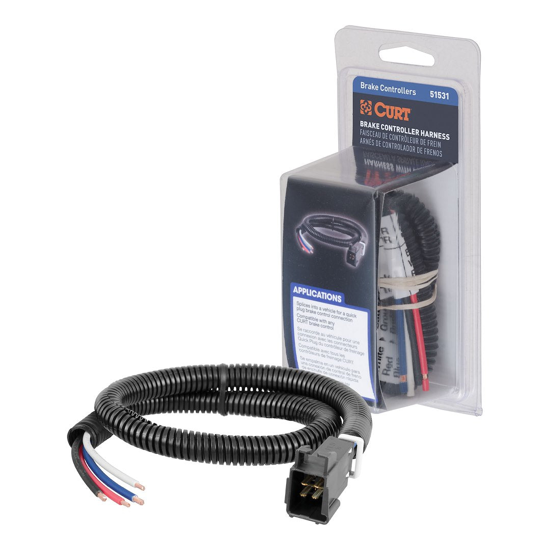 Curt Manufacturing Trailer Brake Controller Harness Model 51531