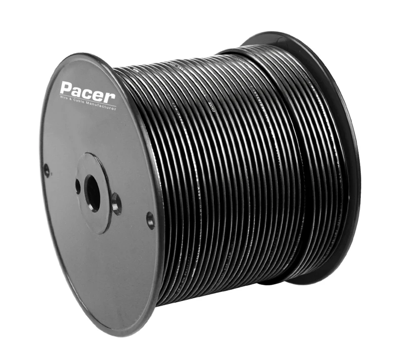 PACER WUL16BK500 16 AWG UL Black TC Wire, 500 ft Reel
