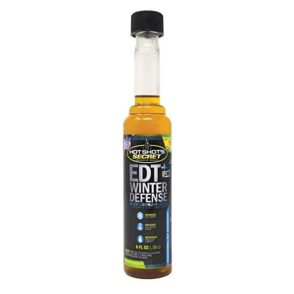 HOT SHOTS EDT+Winter Anti-Gel Fuel 6 oz - Cold Weather Diesel Additive