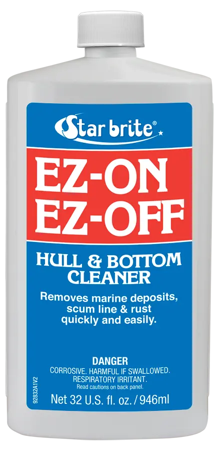Star Brite EZ On EZ Off Boat Bottom Cleaner 32 oz - Effective Marine Hull Cleaning Solution