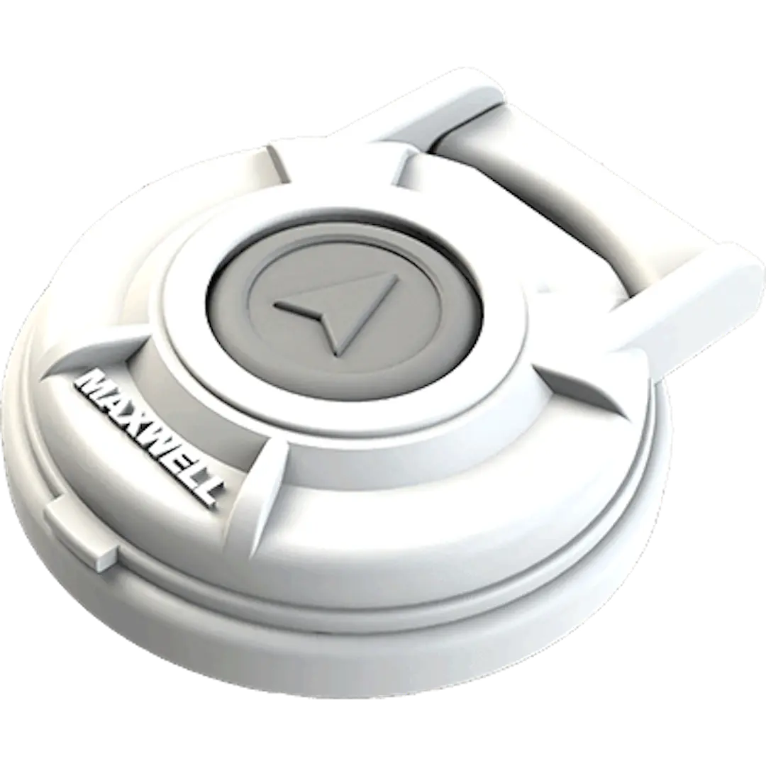 Maxwell P104809 Compact Covered White Foot Switch