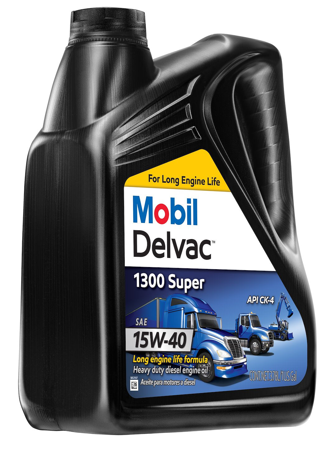 Mobil Delvac 1300 Super 15W-40 Heavy Duty Diesel Engine Oil, 1-Gallon