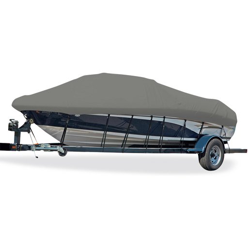 Carver V-19 I/O Boat Cover in SD-Mist Gray (Part No. 77119S11)