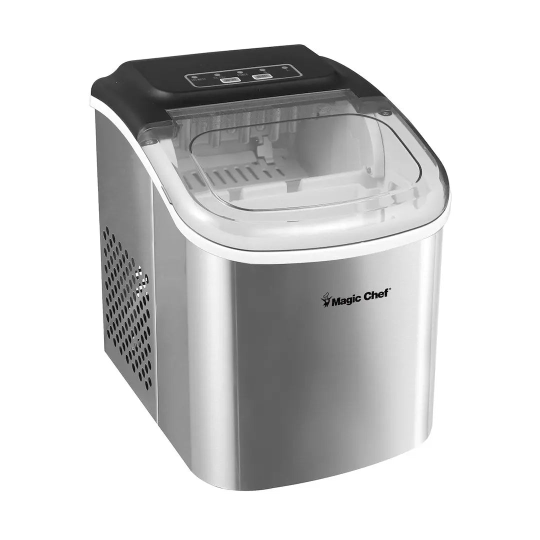 Magic Chef MCIM27ST 27 lbs Portable Ice Maker – Compact and Efficient Ice Production