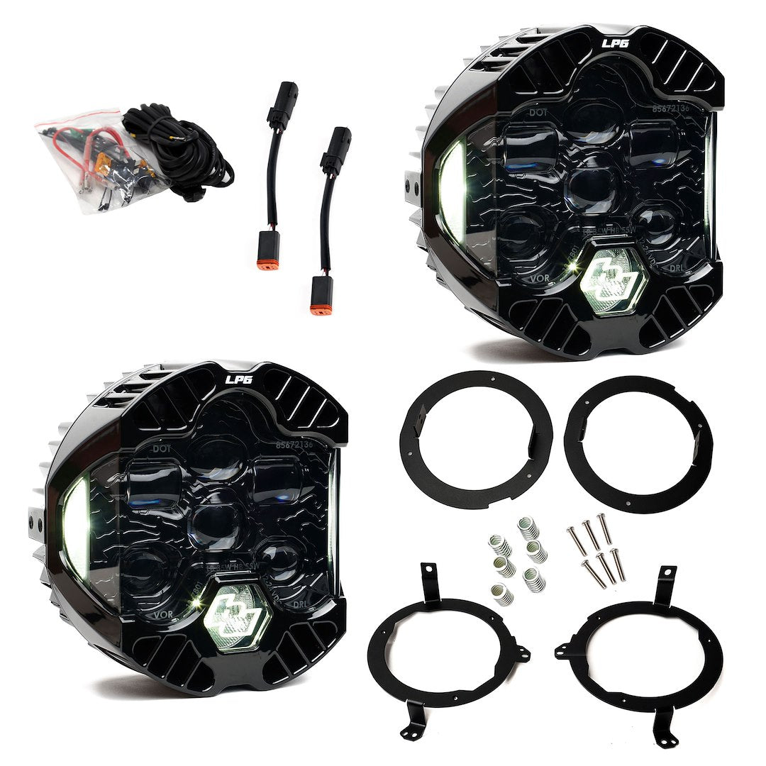 Baja Designs DOT LP6 LED Headlight Kit for Jeep 2020 – Part #448313