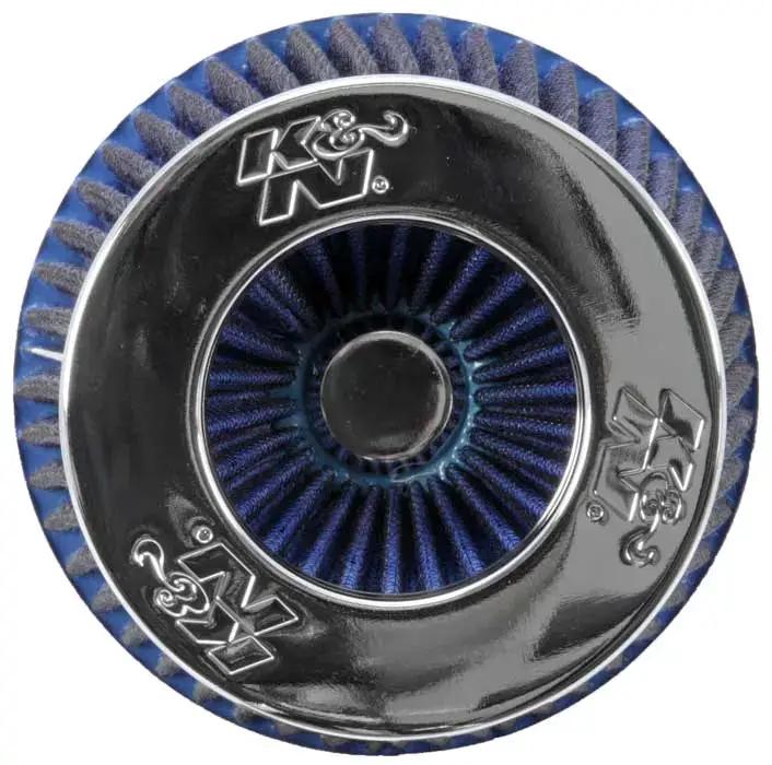 K&N FILTER Universal Chrome Filter - Model RG1001BL for Enhanced Airflow and Durability by K&N FILTER