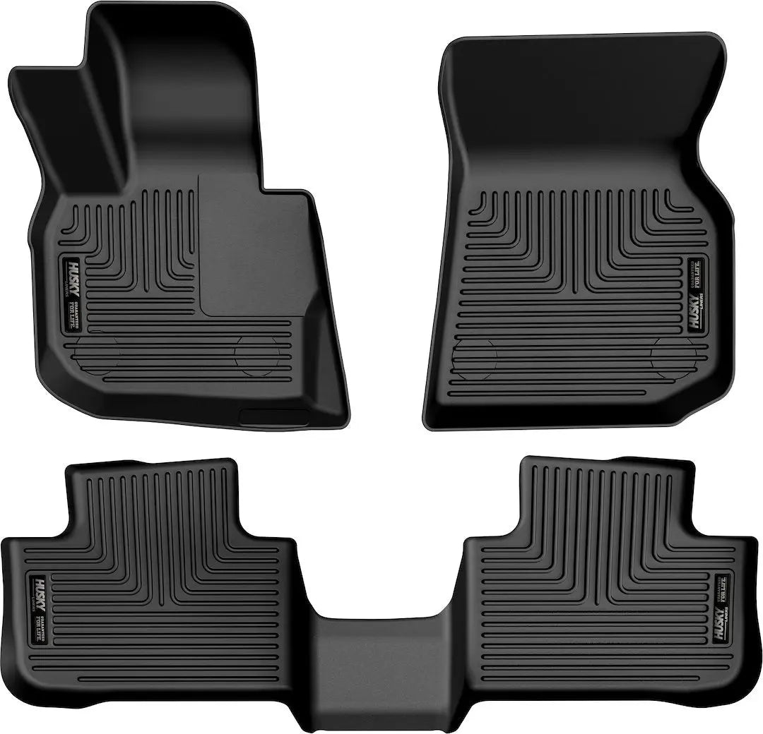 HuskyLiner Front and Second Seat Floor Liners for BMW X3 and X4 (2018-2023)