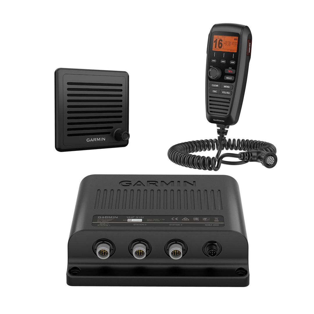 Garmin Electric VHF 315 Modular Marine Radio with Hailer & GPS