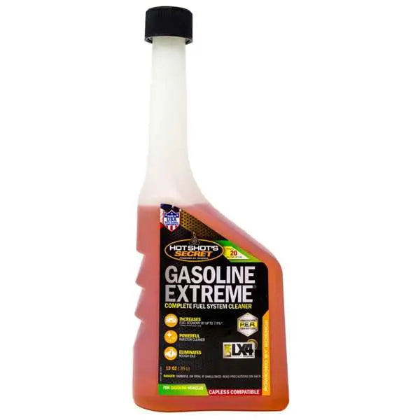 HOT SHOTS Gasoline Extreme 12 oz – High-Performance Fuel Additive