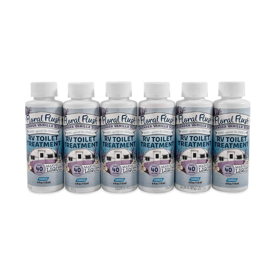 Camco Floral Flush Lavender Vanilla Sin - Fresh Scented Toilet Freshener
