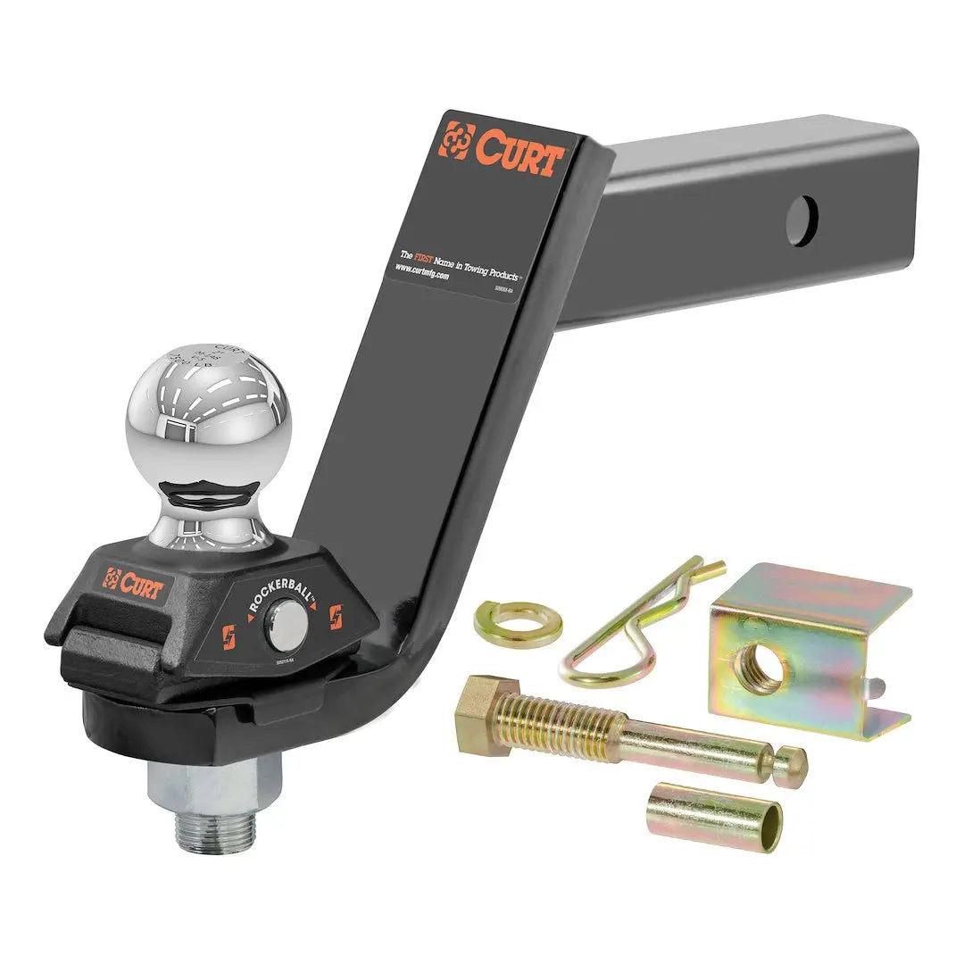 CURT Manufacturing RockerBall Cushion Hitch with 2-Inch Ball – Part Number 45144