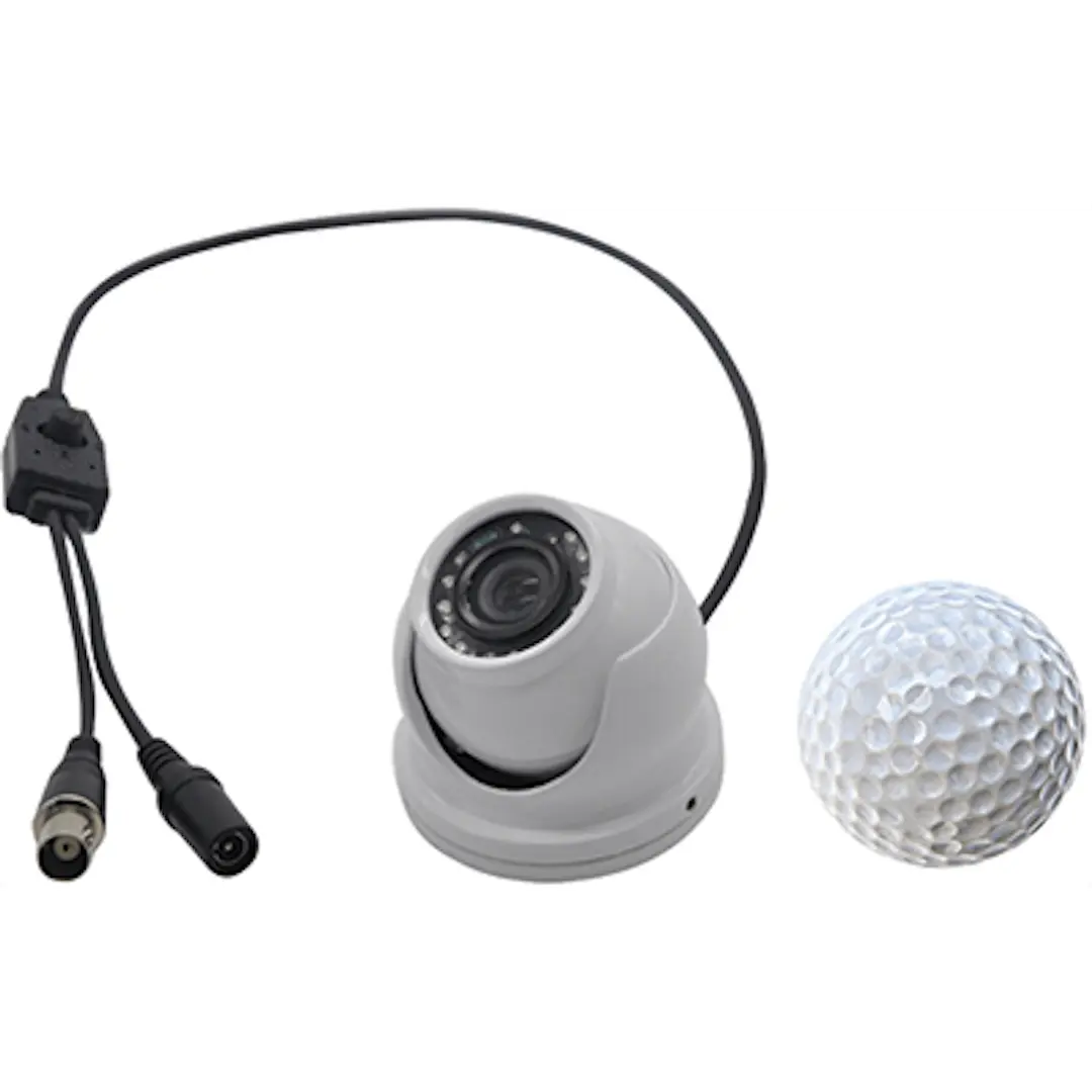 KJM C55 Mini Dome Camera - 1000 TVL, White