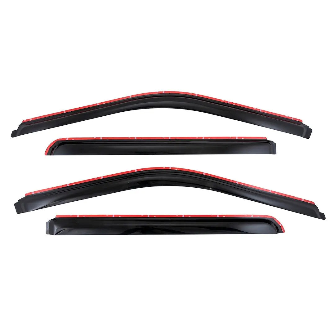 TrailFX In-Channel Window Vents Smoke 4-Piece for 2017-2020 Ford F-250 and F-350 Super Duty