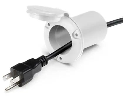 PRO MARINER Universal AC BC Plug Holder - White (Part #51310)