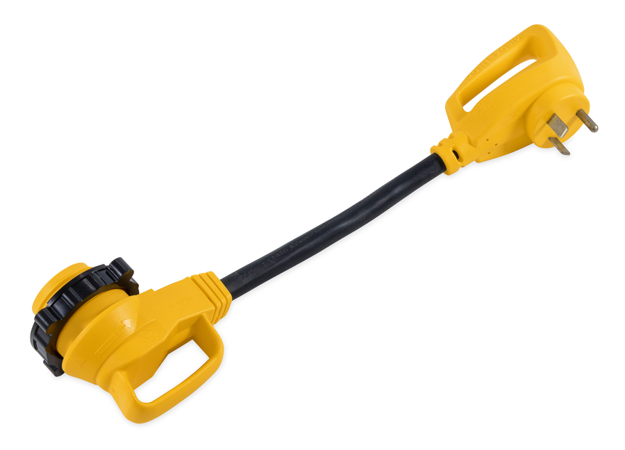Camco 55522 30F/30M Standard Power Grip 18'90" – Heavy-Duty Marine Power Cord