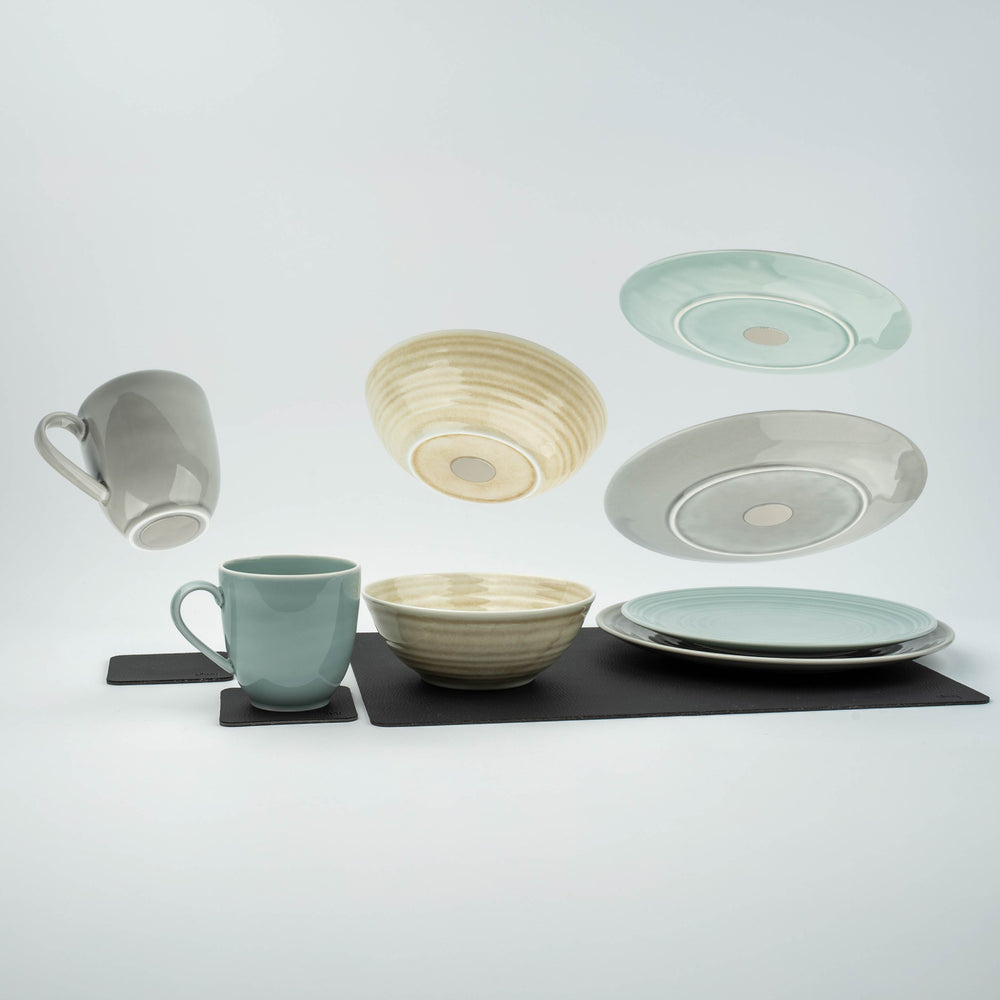 SILWY MAGNET Porcelain Tableware Set Mix & Match - Elegant Dinnerware for Modern Dining