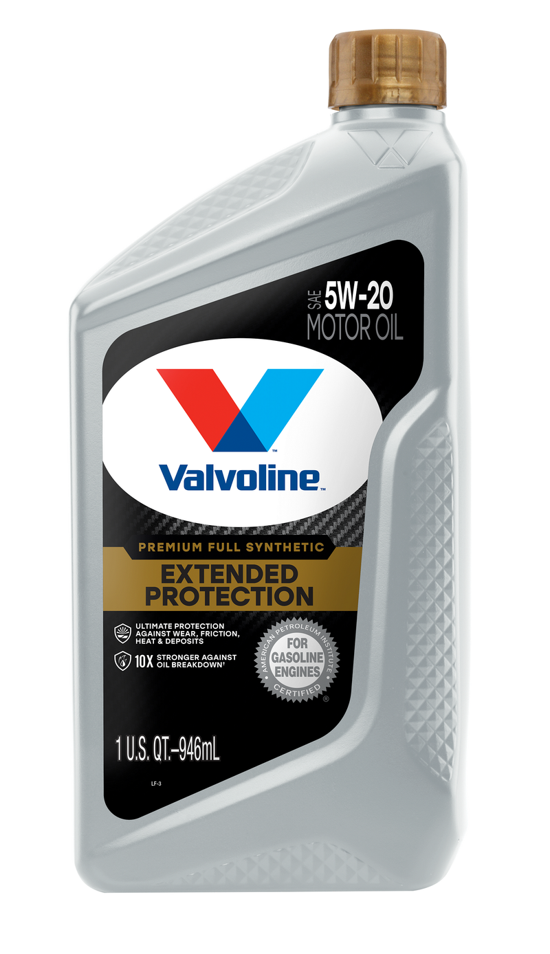 Valvoline Extended Protection Full Synthetic 5W-20 Motor Oil, 1 Quart (6 Pack)