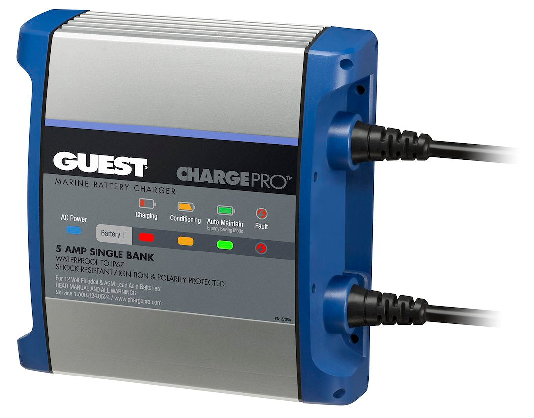 Marinco Guest Battery Charger 5A - 1-Bank (Part #2708A)