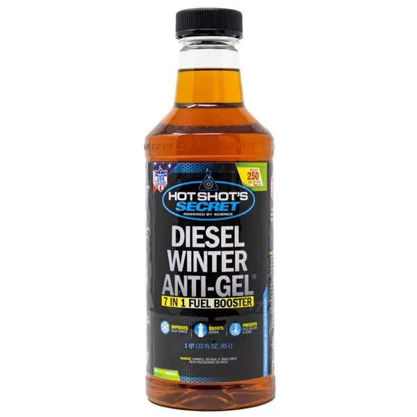 HOT SHOTS Diesel Winter Anti-Gel 32 oz - Prevents Fuel Gelling in Cold Weather