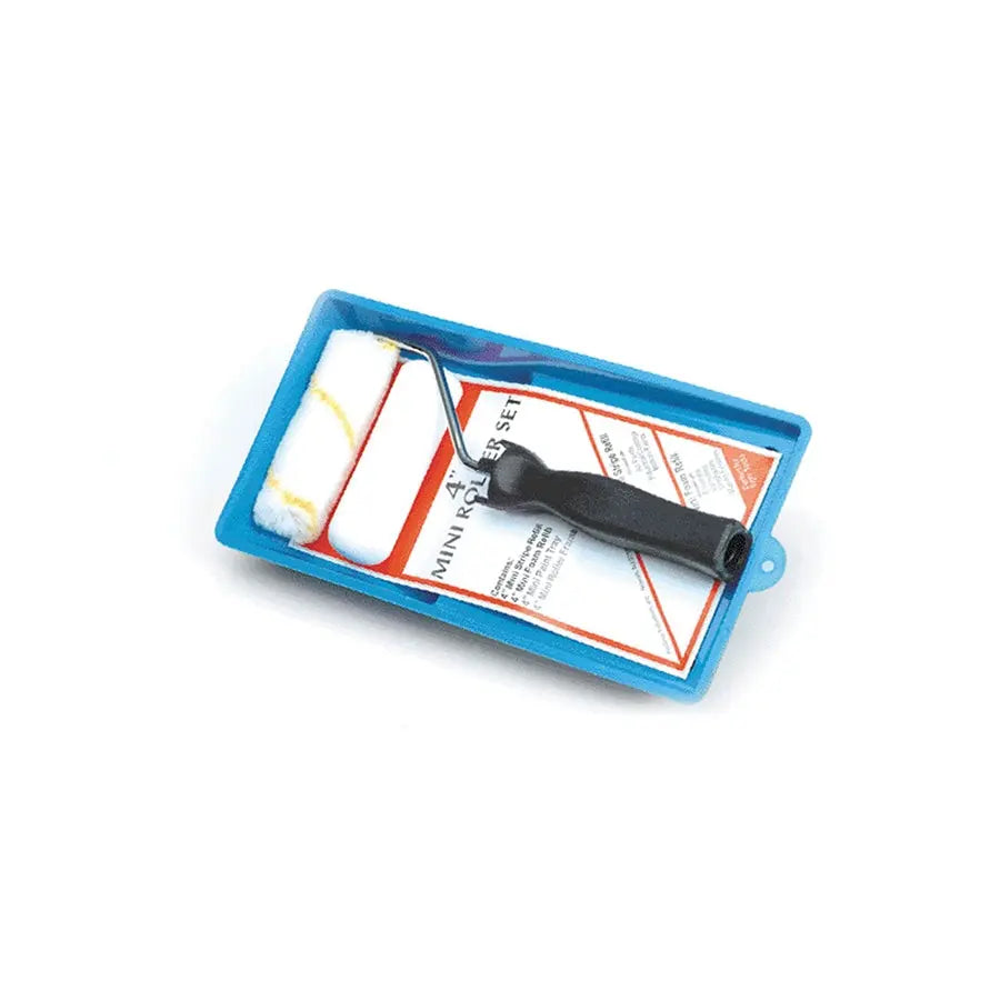 RedTree Industries Mini Paint Roller Set with 1/2-Inch Nap and Foam Cover