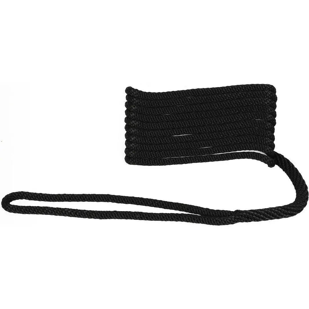 Attwood Mari 3/8x15 Solid Braid MFP Black Marine Rope, Part #117527