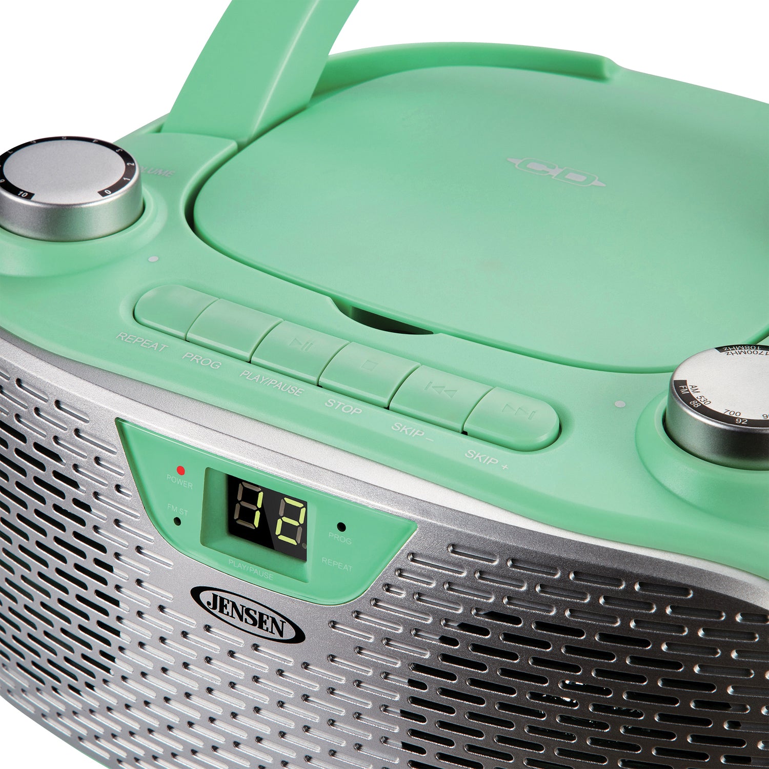 Jensen PRTBL Stereo CD Player & Radio with 3-Inch Woofer and Portable Design