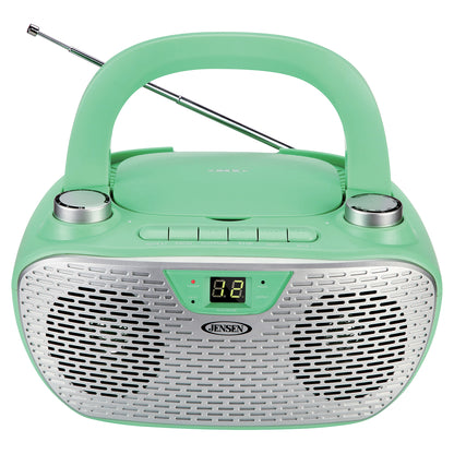 Jensen PRTBL Stereo CD Player & Radio with 3-Inch Woofer and Portable Design