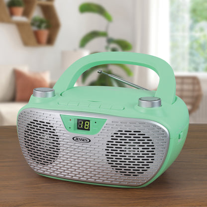 Jensen PRTBL Stereo CD Player & Radio with 3-Inch Woofer and Portable Design
