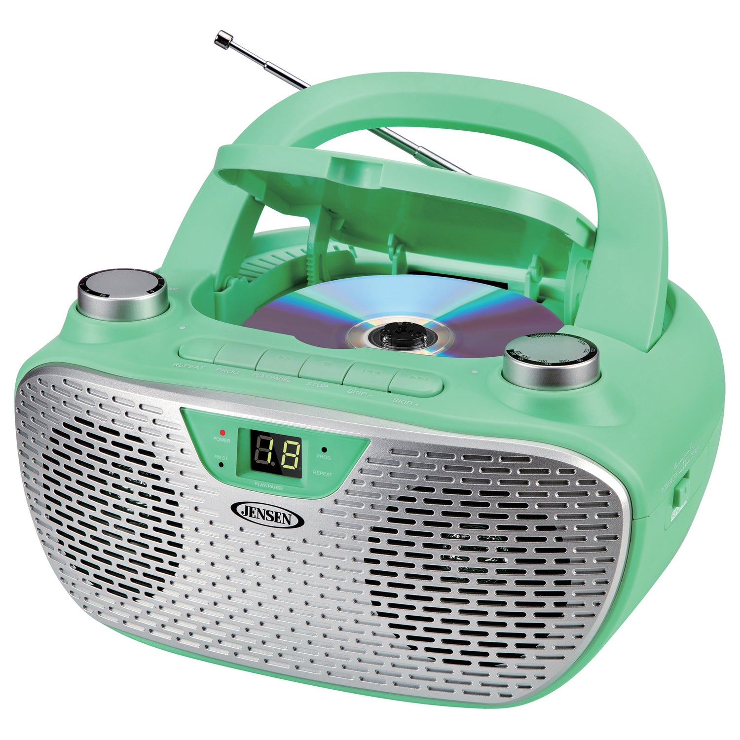 Jensen PRTBL Stereo CD Player & Radio with 3-Inch Woofer and Portable Design