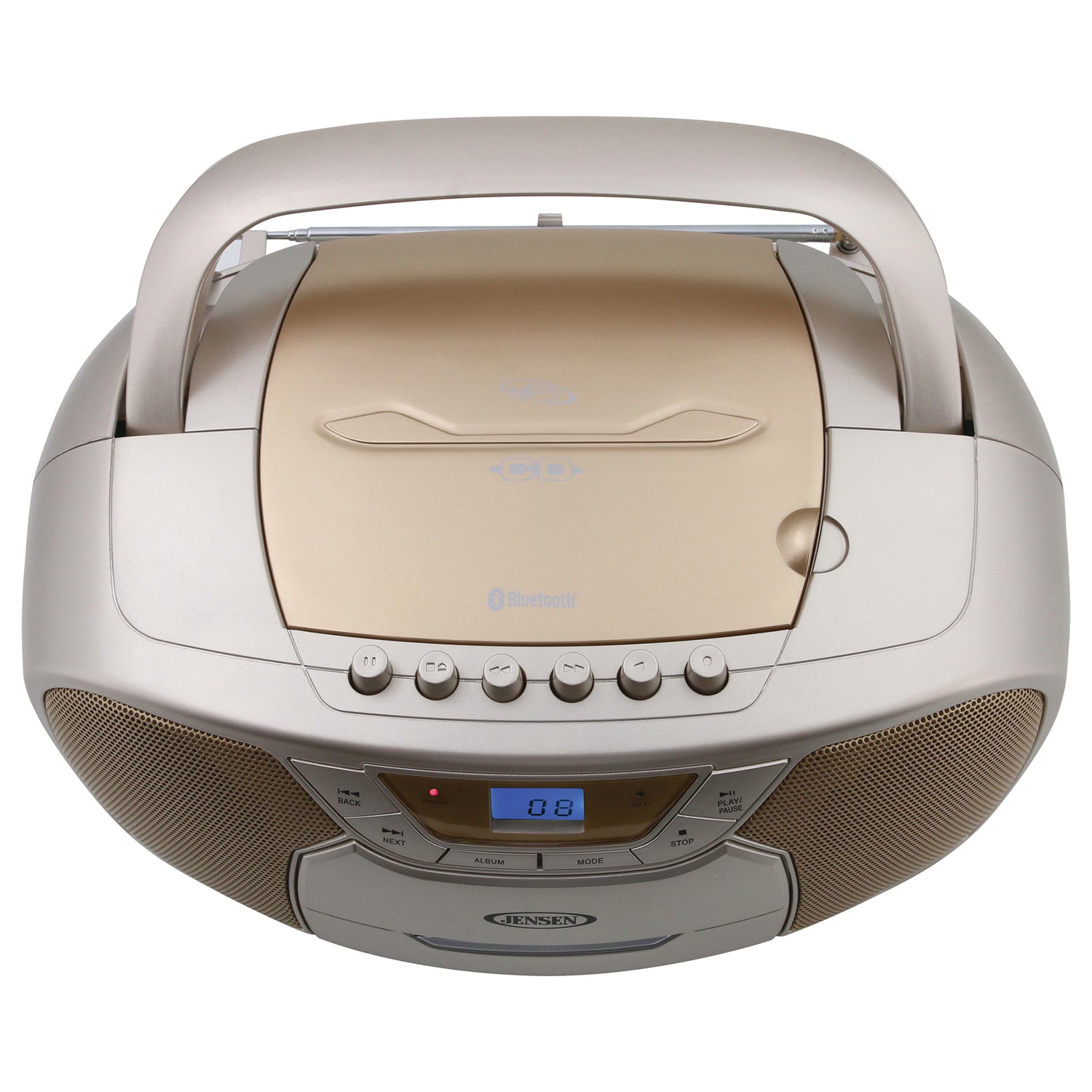 Jensen PRTBL BLUTHCD PLYR&RDIO Portable Bluetooth CD and Radio Player (Part No. CD-590-C)