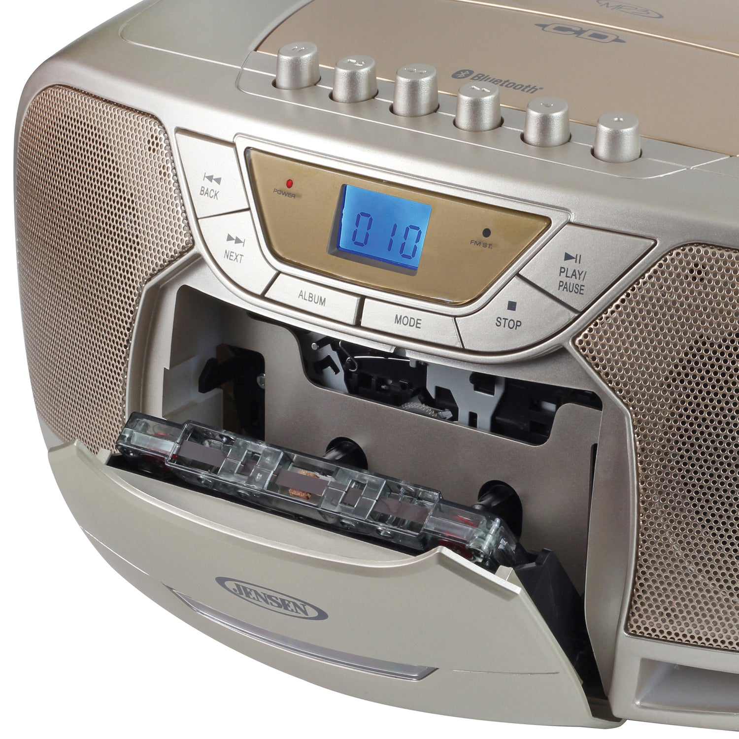 Jensen PRTBL BLUTHCD PLYR&RDIO Portable Bluetooth CD and Radio Player (Part No. CD-590-C)