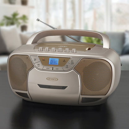 Jensen PRTBL BLUTHCD PLYR&RDIO Portable Bluetooth CD and Radio Player (Part No. CD-590-C)