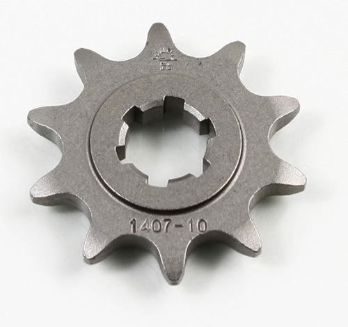 JT Steel Front Sprocket 10 Tooth for Kawasaki and Suzuki - Part JTF1407.10 by JT Sprocket