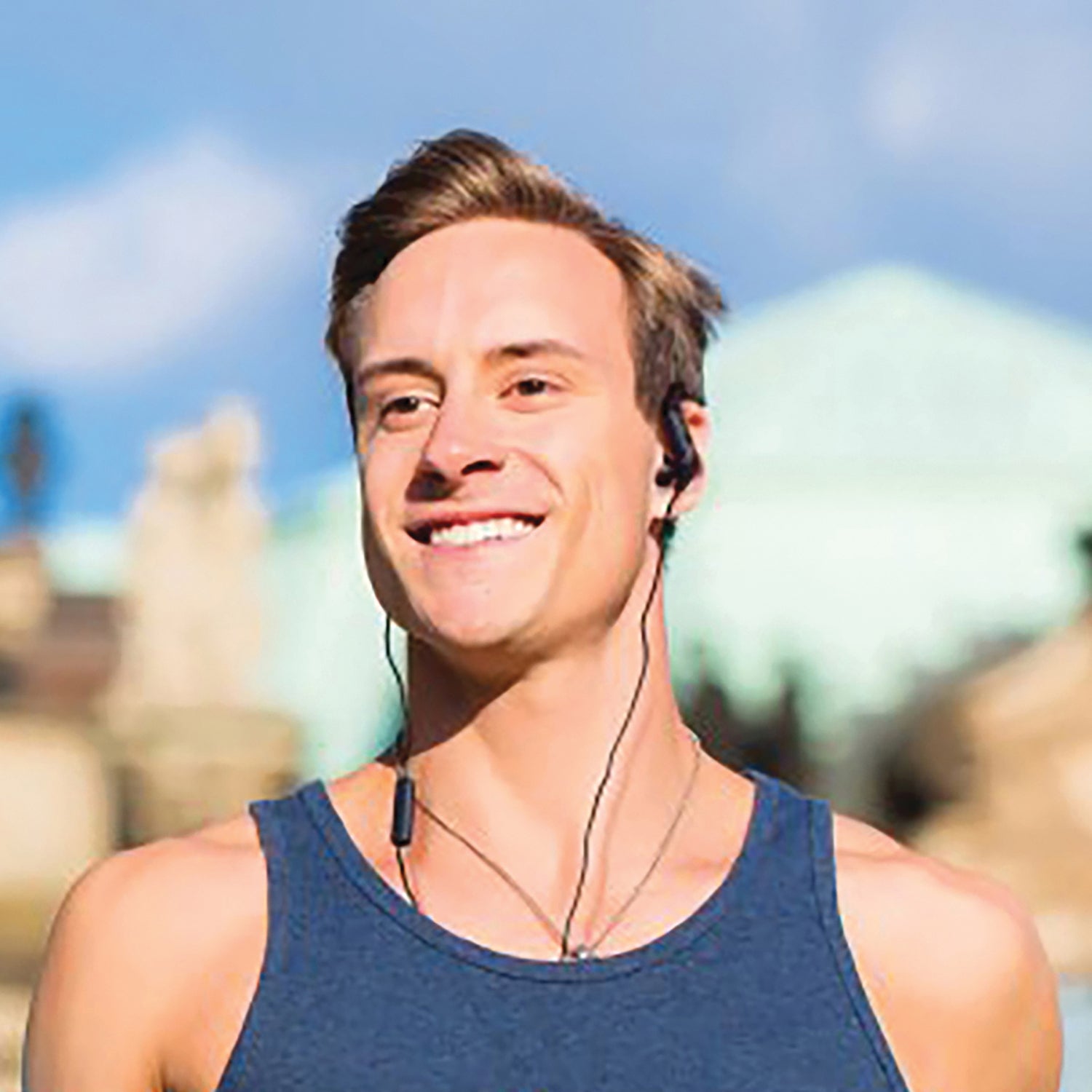 JVC HAEBR80B Sport Ear-Clip Headsets with Adjustable Fit and Bass Boost
