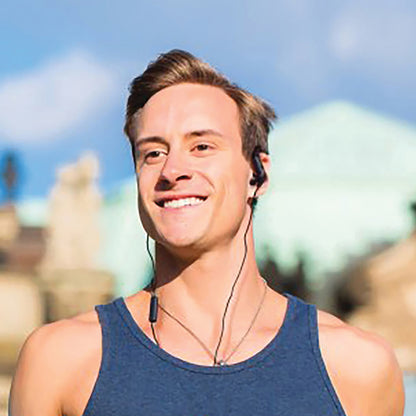 JVC HAEBR80B Sport Ear-Clip Headsets with Adjustable Fit and Bass Boost
